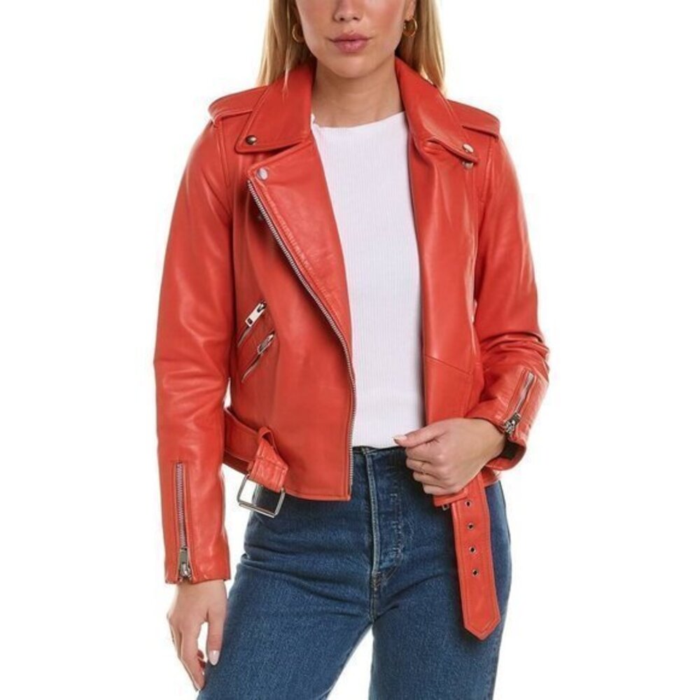 NWOT Walter Baker Allison Leather Jacket SIZE XS